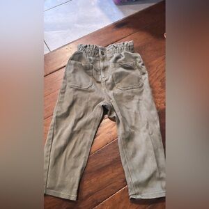 Kids Olive Green Pants 2-3 year Rylee cru